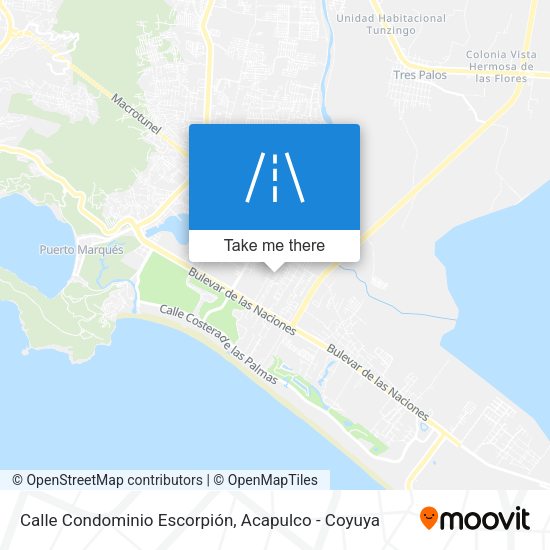 Mapa de Calle Condominio Escorpión