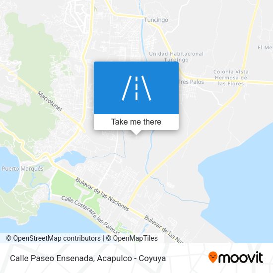 Calle Paseo Ensenada map