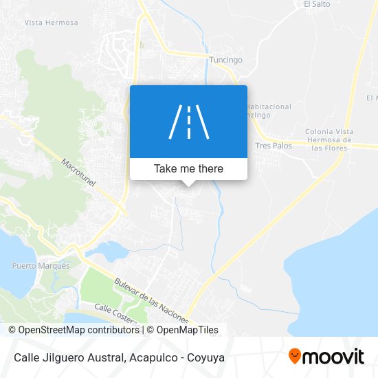 Mapa de Calle Jilguero Austral
