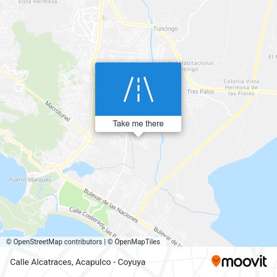 Mapa de Calle Alcatraces