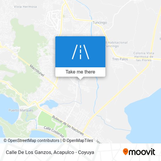 Calle De Los Ganzos map