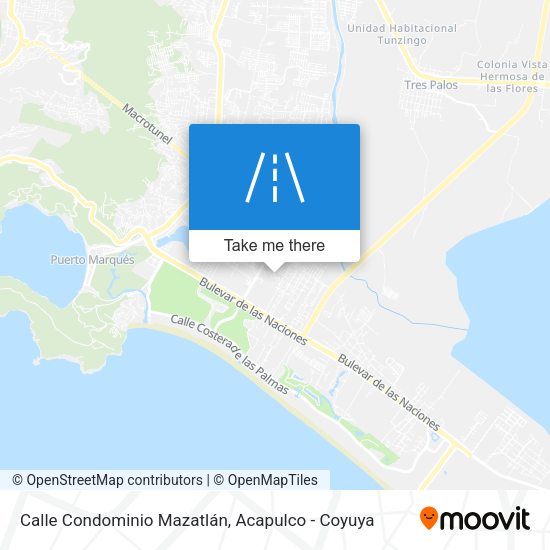 Mapa de Calle Condominio Mazatlán