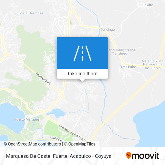 Marquesa De Castel Fuerte map
