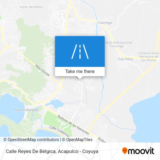Calle Reyes De Bélgica map