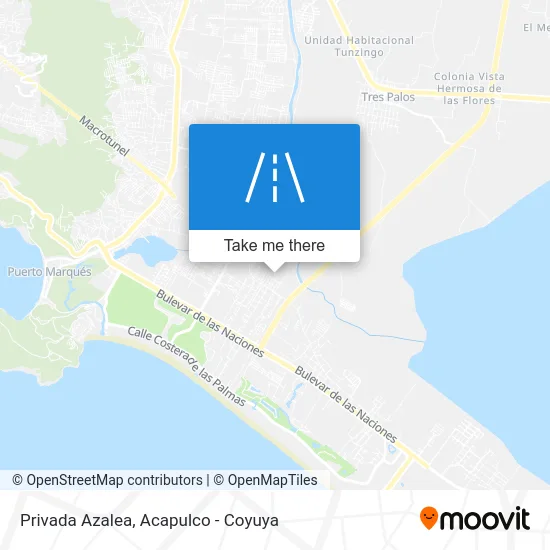 Privada Azalea map