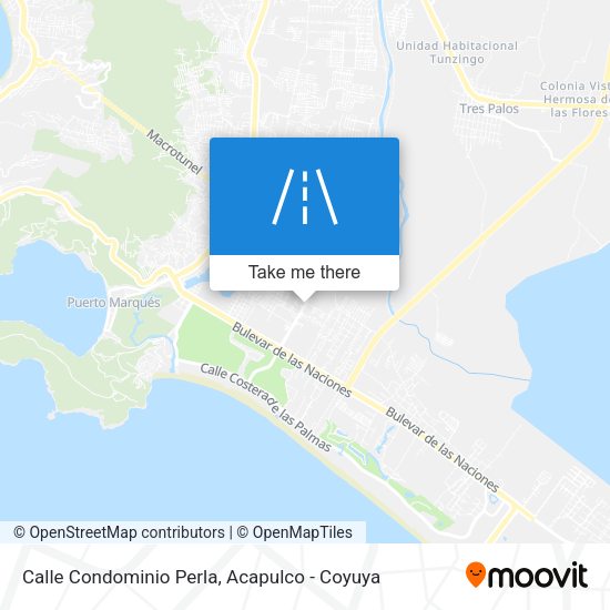 Mapa de Calle Condominio Perla