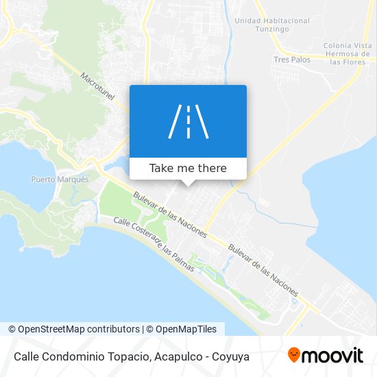 Mapa de Calle Condominio Topacio