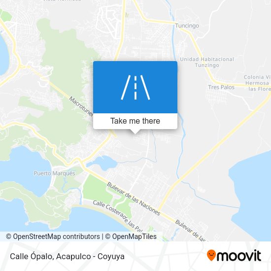 Mapa de Calle Ópalo