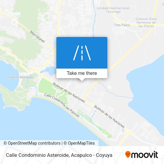 Calle Condominio Asteroide map