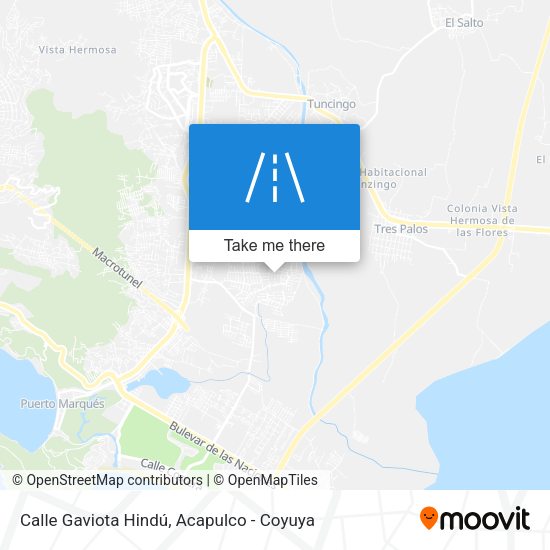 Calle Gaviota Hindú map