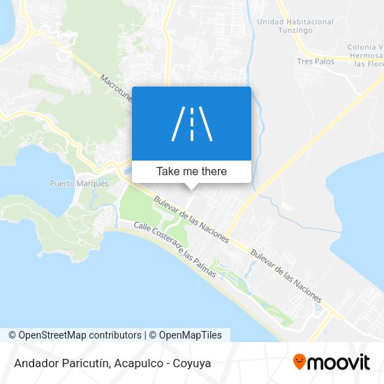 Andador Paricutín map