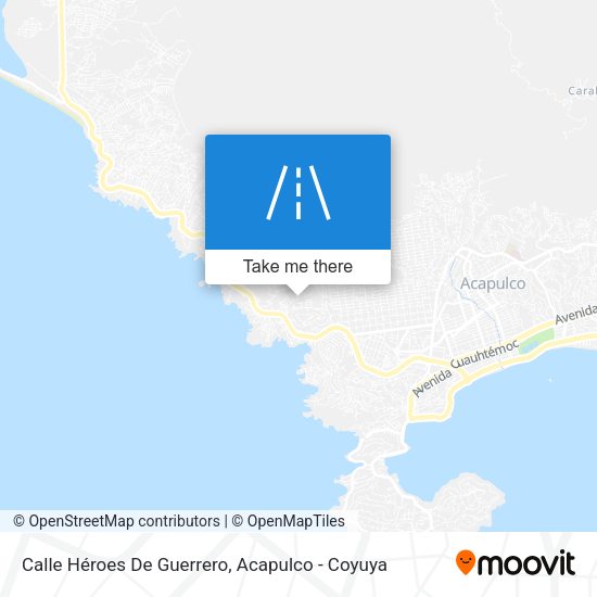 Mapa de Calle Héroes De Guerrero