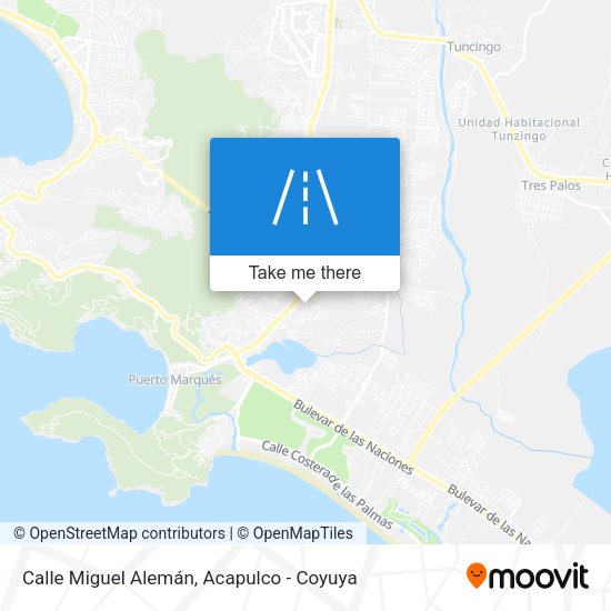 Calle Miguel Alemán map