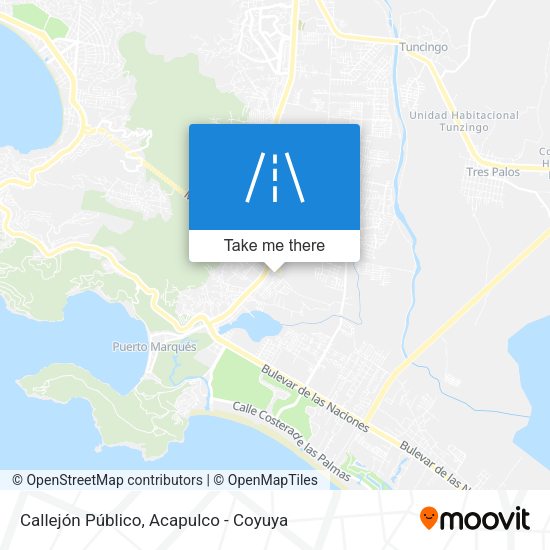 Callejón Público map
