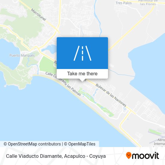 Calle Viaducto Diamante map
