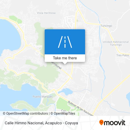 Mapa de Calle Himno Nacional