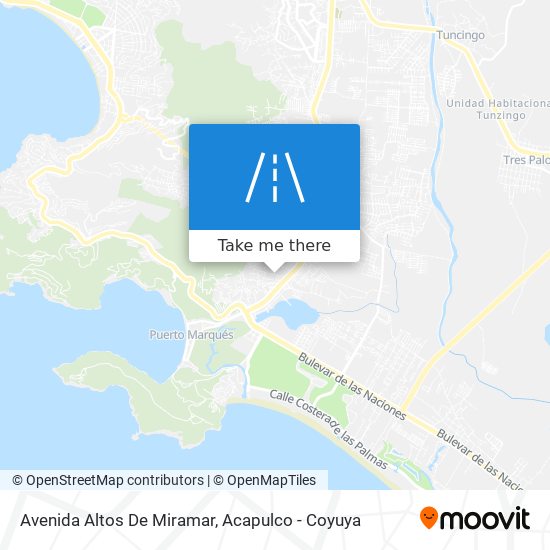 Mapa de Avenida Altos De Miramar