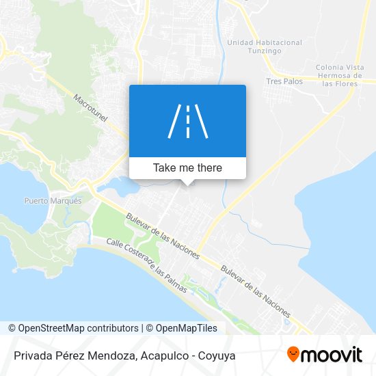 Mapa de Privada Pérez Mendoza