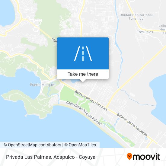 Mapa de Privada Las Palmas