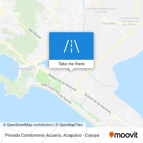 Privada Condominio Acuario map