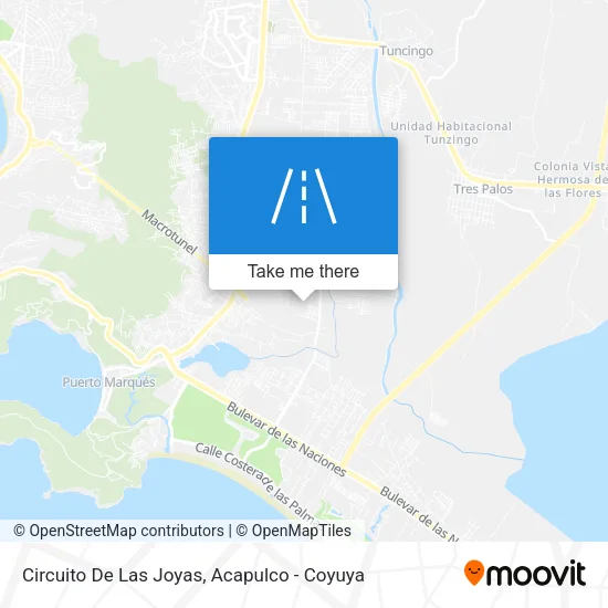 Circuito De Las Joyas map