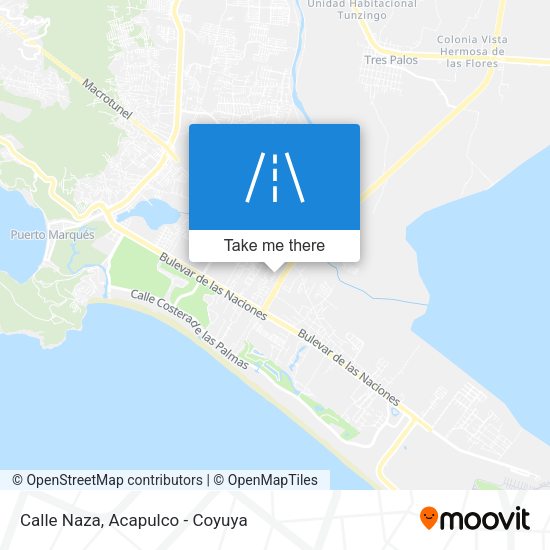 Mapa de Calle Naza
