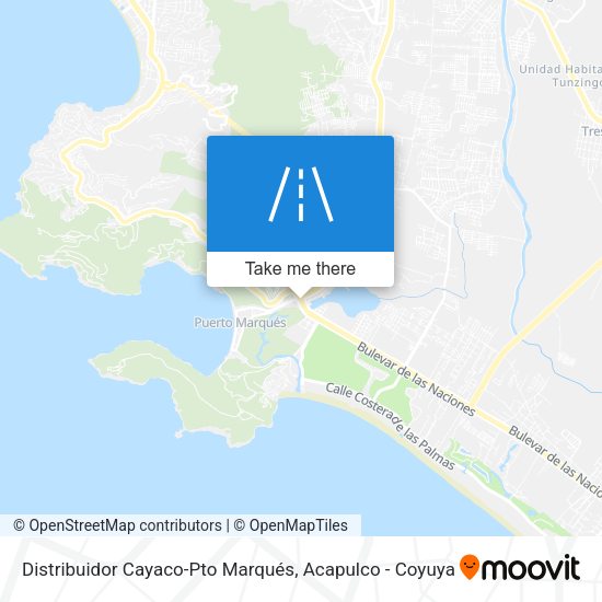 Mapa de Distribuidor Cayaco-Pto Marqués