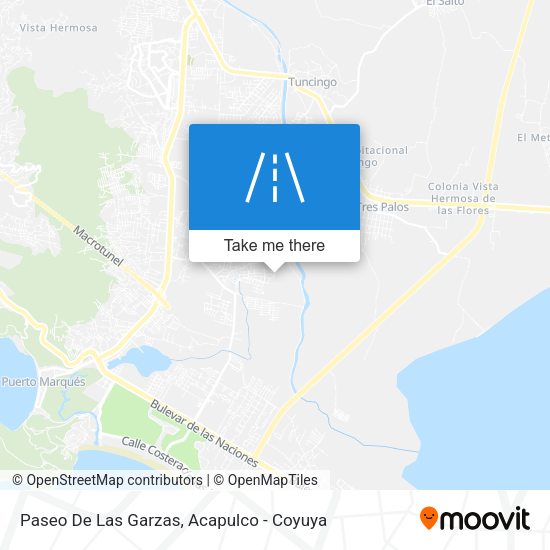 Mapa de Paseo De Las Garzas