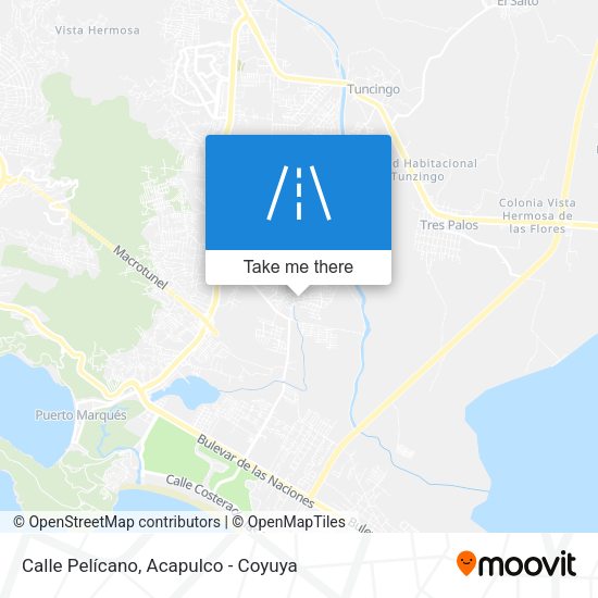 Mapa de Calle Pelícano