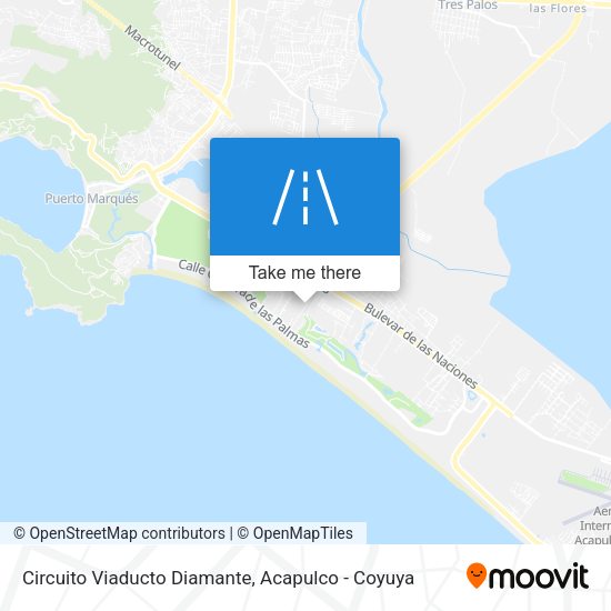 Circuito Viaducto Diamante map