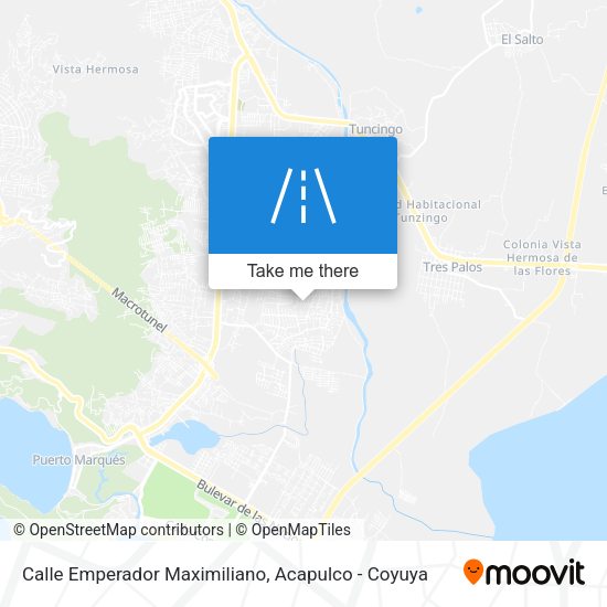 Mapa de Calle Emperador Maximiliano