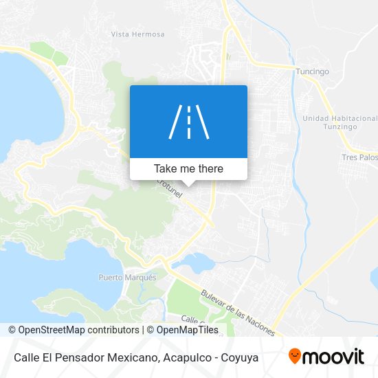 Calle El Pensador Mexicano map