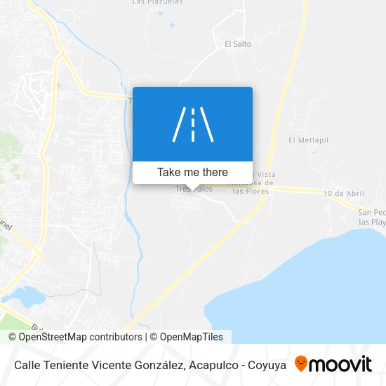 Calle Teniente Vicente González map