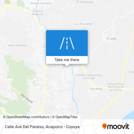 Calle Ave Del Paraíso map