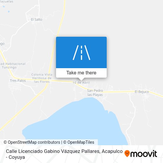 Mapa de Calle Licenciado Gabino Vázquez Pallares