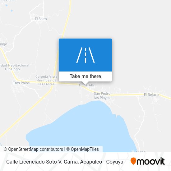 Calle Licenciado Soto V. Gama map