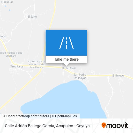 Mapa de Calle Adrián Ballega García