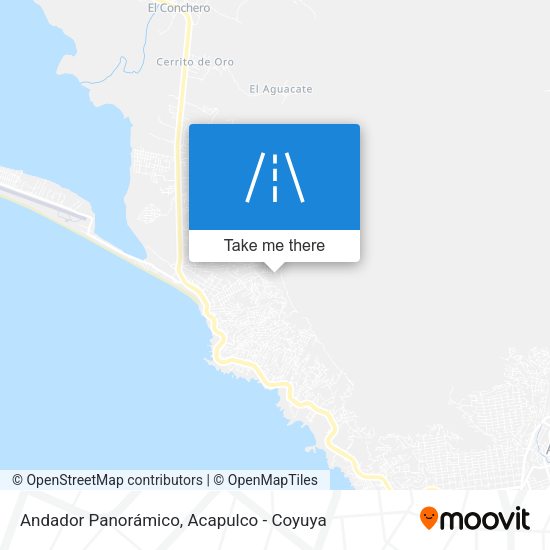 Andador Panorámico map