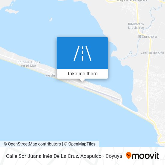 Calle Sor Juana Inés De La Cruz map