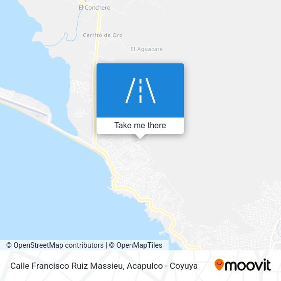Calle Francisco Ruiz Massieu map