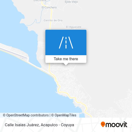 Calle Isaias Juárez map