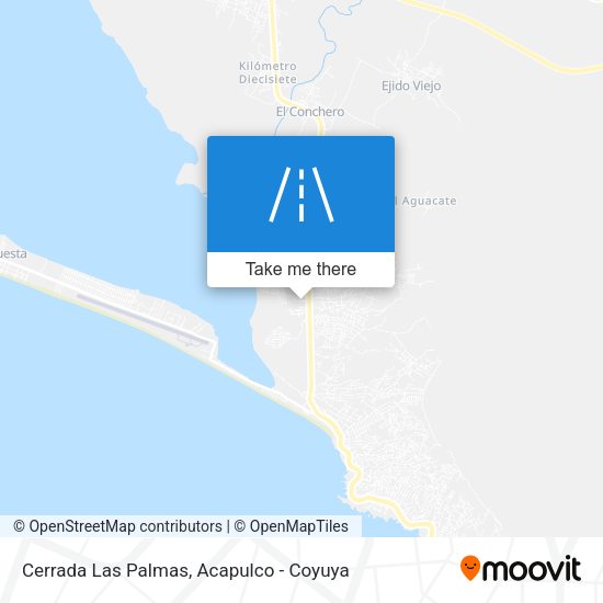 Mapa de Cerrada Las Palmas