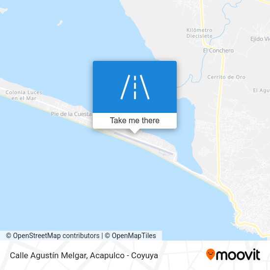 Calle Agustín Melgar map