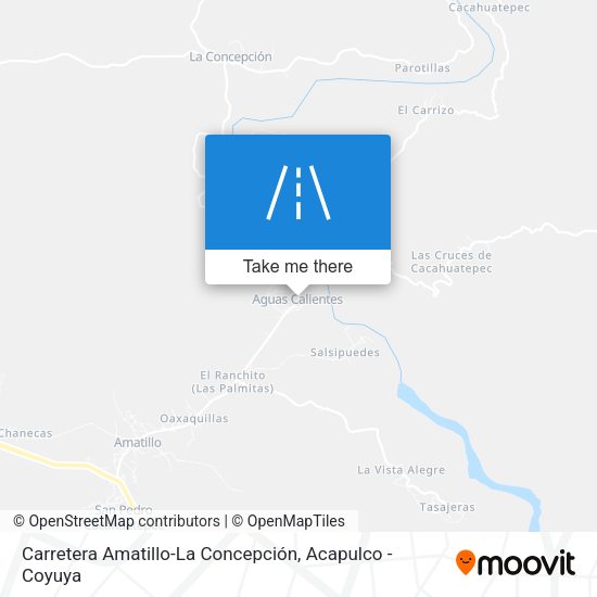 Carretera Amatillo-La Concepción map