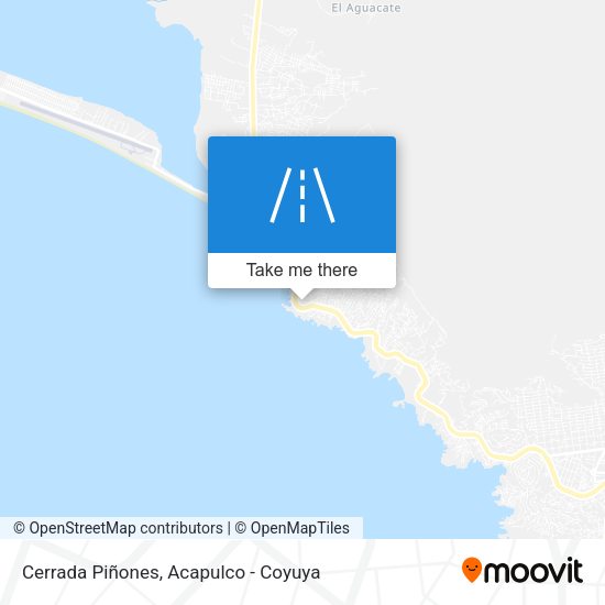 Cerrada Piñones map