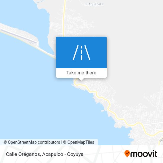 Mapa de Calle Oréganos