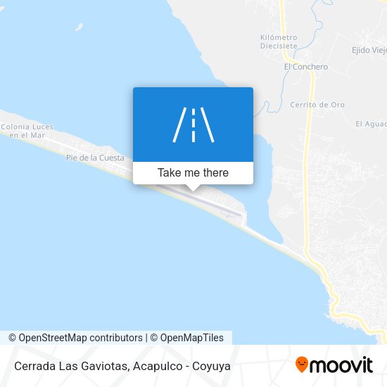 Cerrada Las Gaviotas map