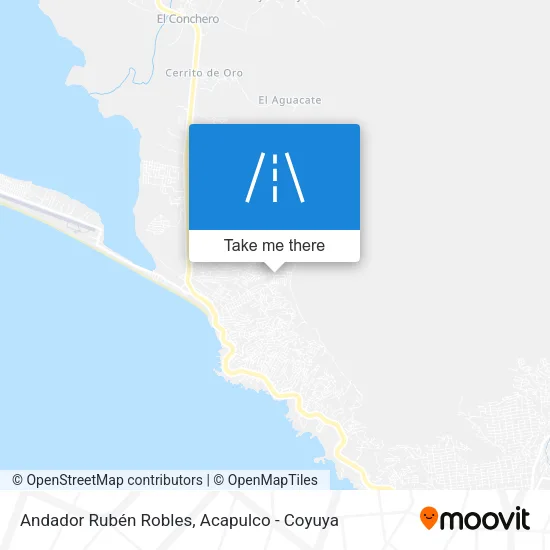 Andador Rubén Robles map