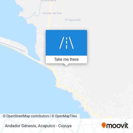 Mapa de Andador Génesis