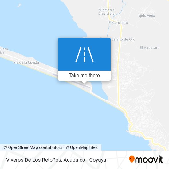 Viveros De Los Retoños map